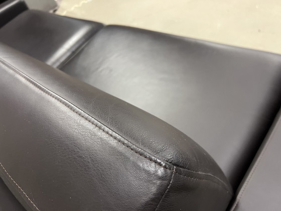 Image 1 of Rolf Benz Ego 4 seater sofa Brown leather