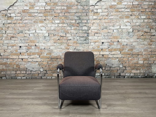 Dyker 20 Brown/ Grey Armchair by Anton Lorenz