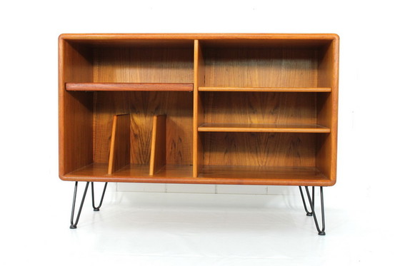 Image 1 of Dyrlund Danish Mid-Century Teak Media / Phono Sideboard with extendable shelf