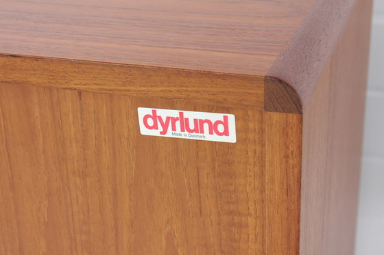 Image 1 of Dyrlund Danish Mid-Century Teak Media / Phono Sideboard with extendable shelf