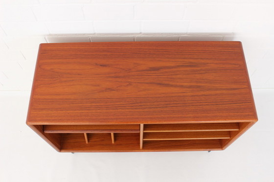 Image 1 of Dyrlund Danish Mid-Century Teak Media / Phono Sideboard with extendable shelf