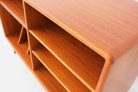 Image 1 of Dyrlund Danish Mid-Century Teak Media / Phono Sideboard with extendable shelf