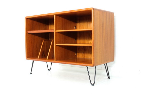 Image 1 of Dyrlund Danish Mid-Century Teak Media / Phono Sideboard with extendable shelf