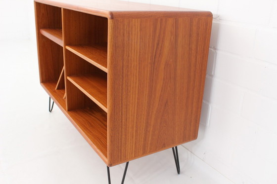 Image 1 of Dyrlund Danish Mid-Century Teak Media / Phono Sideboard with extendable shelf