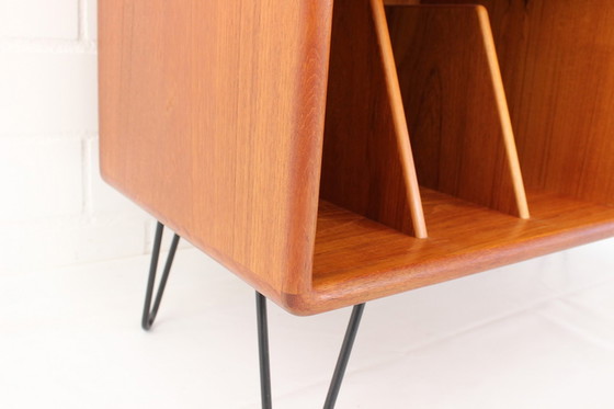 Image 1 of Dyrlund Danish Mid-Century Teak Media / Phono Sideboard with extendable shelf