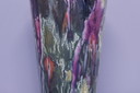 purple oil vase West Germany Scheurich