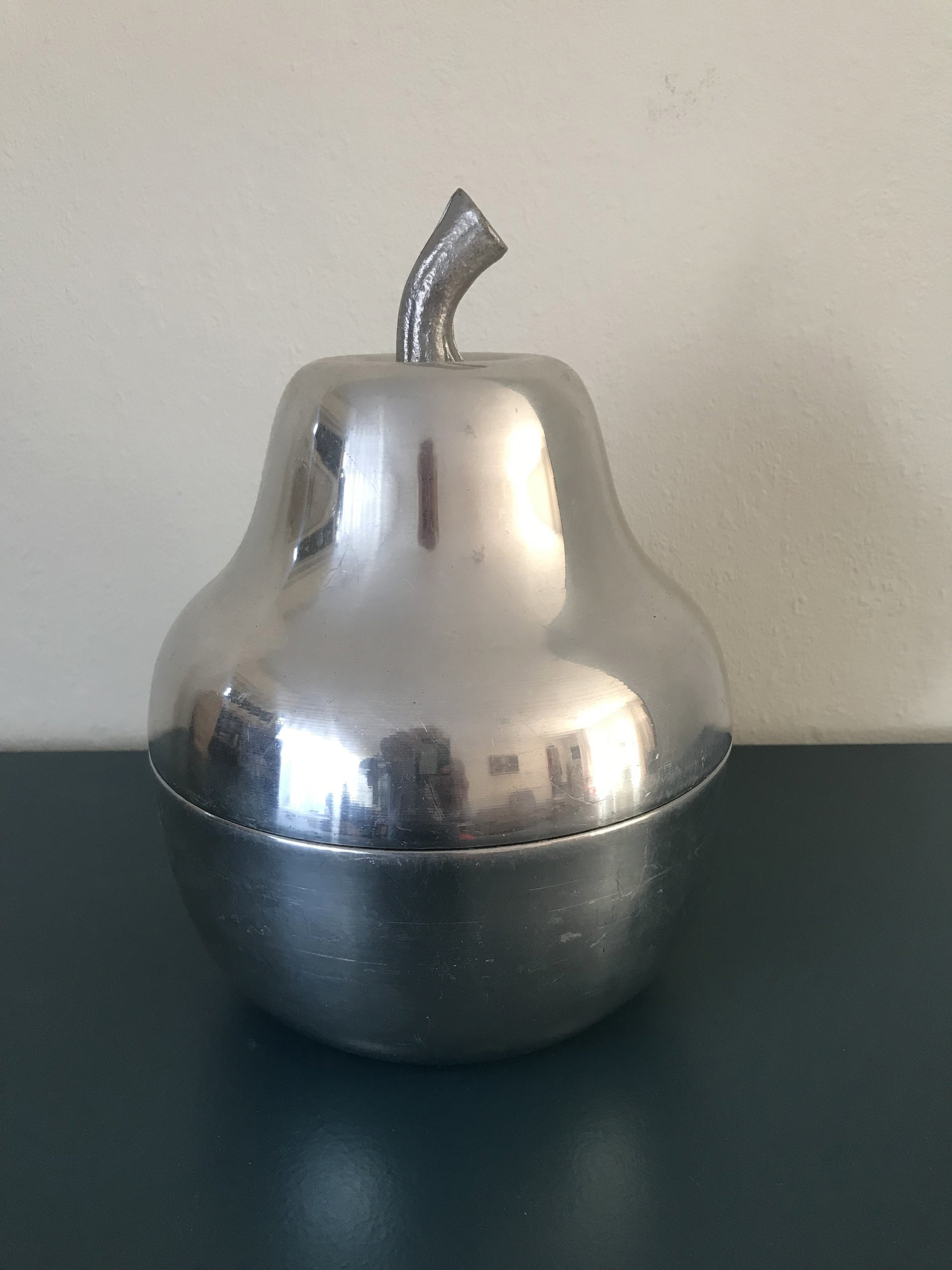 MCM Retro Michael Graves Design Stainless Steel Ice Bucket w/lid & Strainer