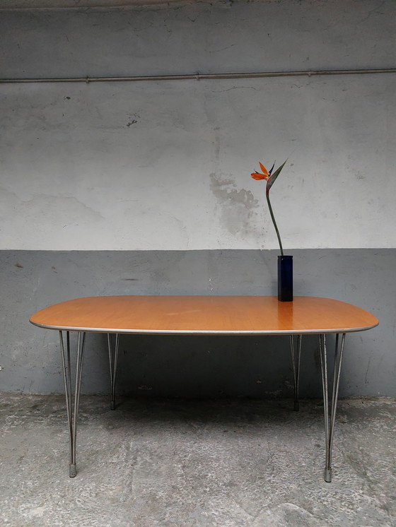 Image 1 of Superellipse dining table by Piet Hein for Fritz hansen