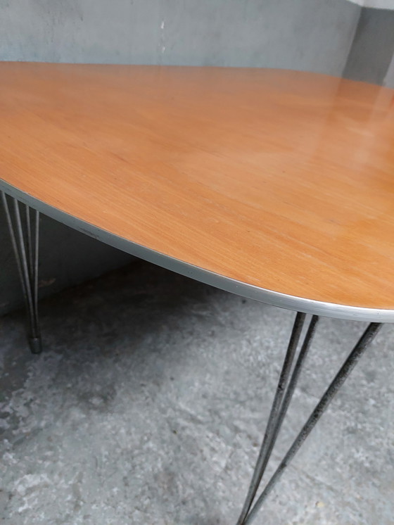 Image 1 of Superellipse dining table by Piet Hein for Fritz hansen