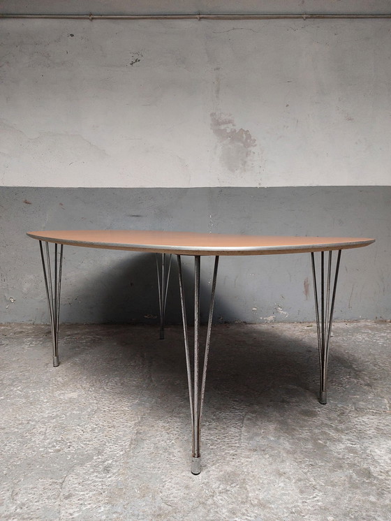 Image 1 of Superellipse dining table by Piet Hein for Fritz hansen