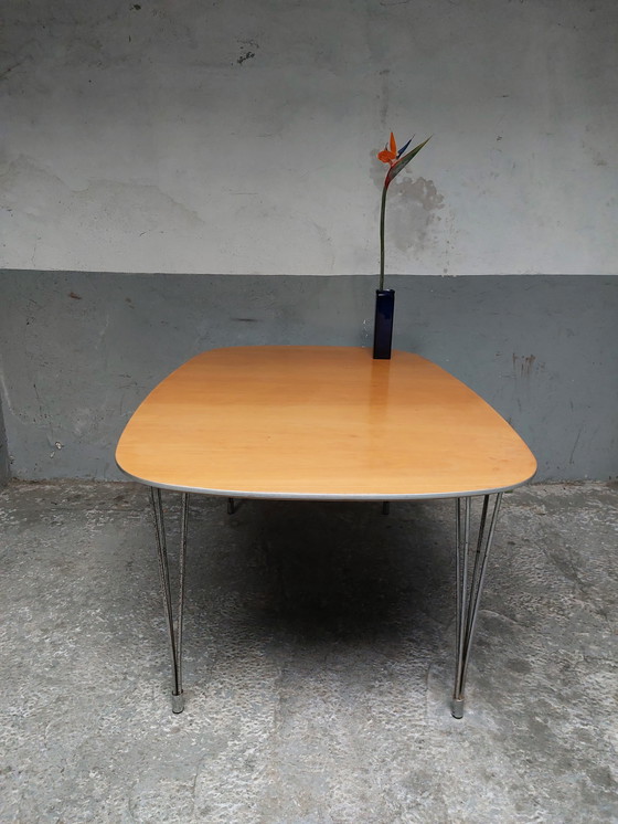 Image 1 of Superellipse dining table by Piet Hein for Fritz hansen