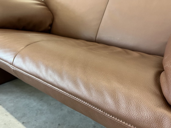 Image 1 of Like new Jori Linea 2 seater sofa brown leather