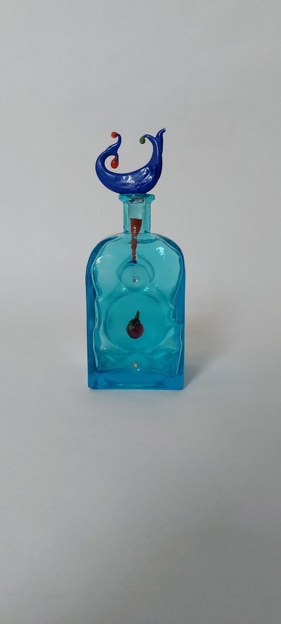 Image 1 of Glass bottle Memphis style