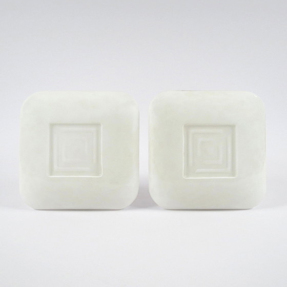 Image 1 of 2 lampade da parete vintage in marmo