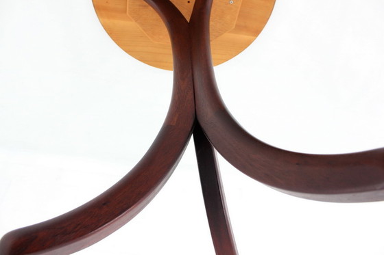 Image 1 of German Mid-Century Side Table, exotic woods