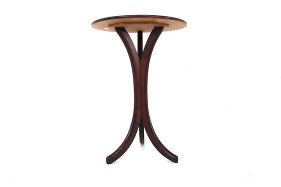 Image 1 of German Mid-Century Side Table, exotic woods