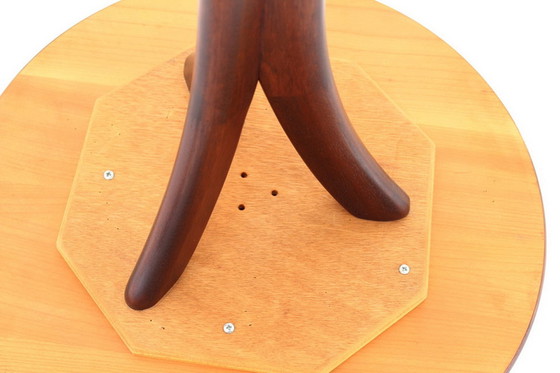 Image 1 of German Mid-Century Side Table, exotic woods