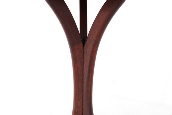 Image 1 of German Mid-Century Side Table, exotic woods