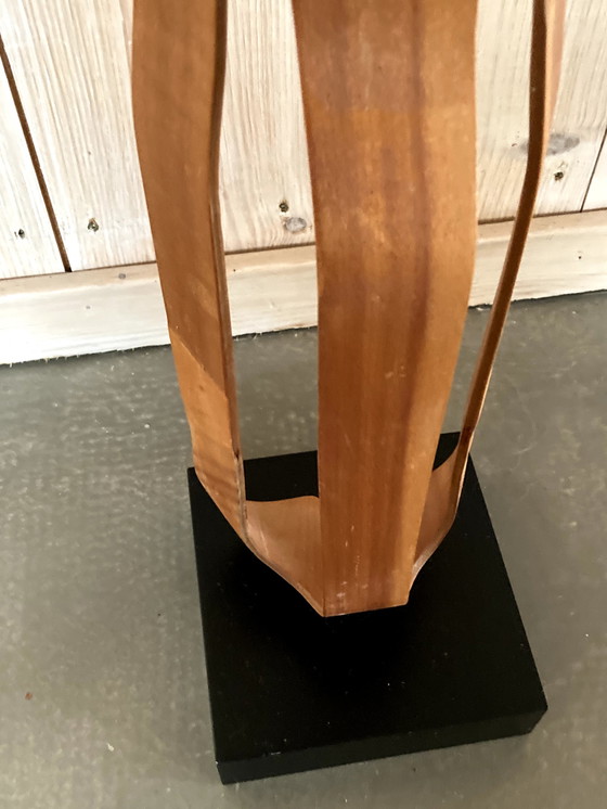 Image 1 of Ray & Charles Eames leg plinth plywood sculpture