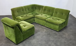 Vintage corner sofa, elements sofa