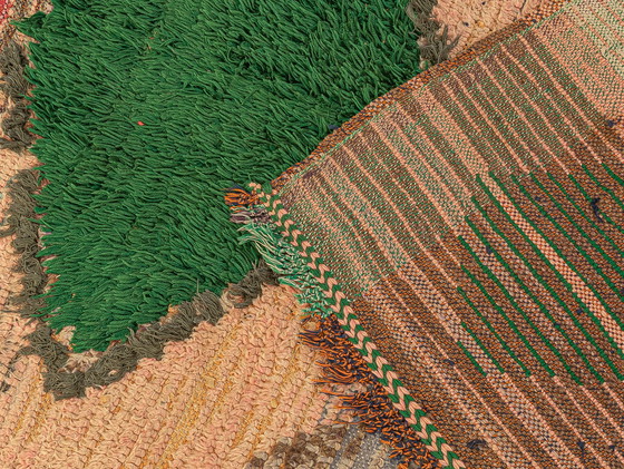 Image 1 of vintage Boujad, berber rug, 125 X 375 cm