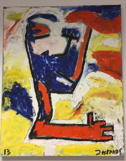 It's me Again... – schilderijen tekeningen, Canvas, Abstract