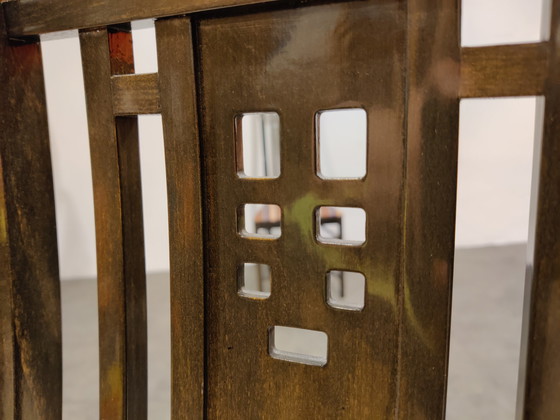 Image 1 of 8 Giorgetti Dining chairs Umberto Asnago 1980s