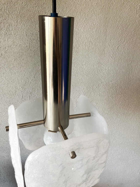 Image 1 of Vintage Kalmar ice cube hanging lamp