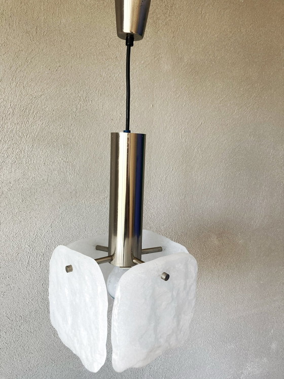 Image 1 of Vintage Kalmar ice cube hanging lamp