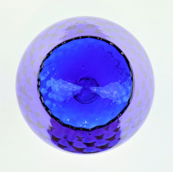 Image 1 of Vintage Empoli Italy Glass Vase 'Brandy Glass'