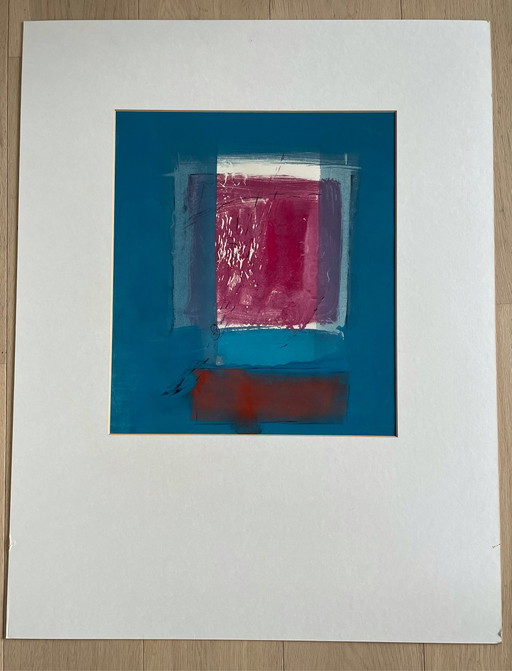 Ruud vab der Beele Abstract schilderij – lithos zeefdrukken (photo 2 of 10)