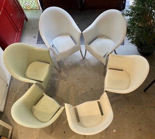 6x Philippe Starck Chairs