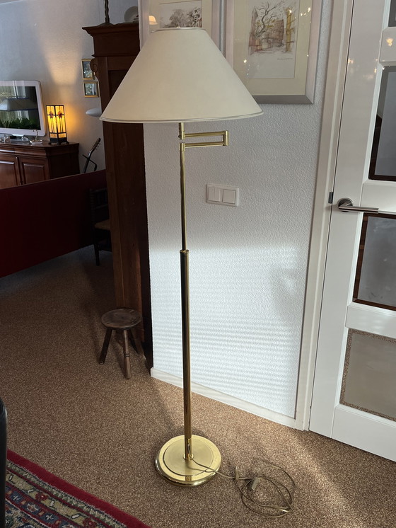 Image 1 of Lampadaire Holtkotter Design (2-light) Laiton