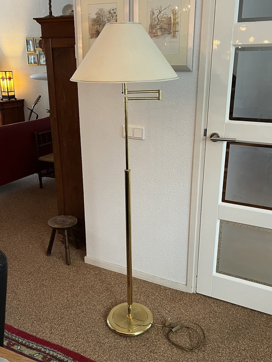 Image 1 of Lampadaire Holtkotter Design (2-light) Laiton