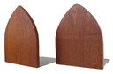 2x Danish vintage bookends