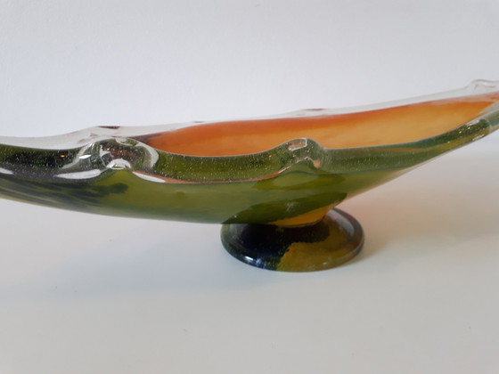 Image 1 of 70s / 80s glass bowl fruit bowl