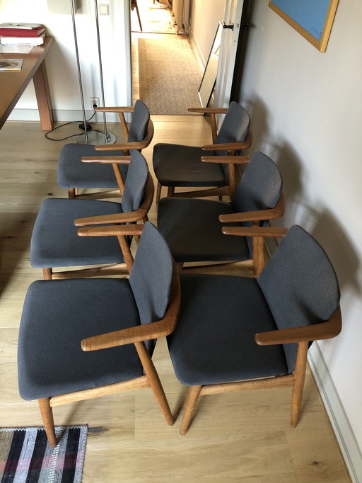 6x Hans Olsen chair