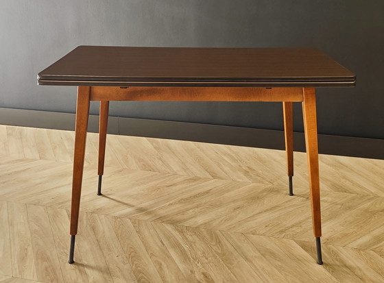 Image 1 of Table de salle à manger extensible Mid Century