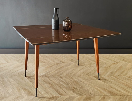 Image 1 of Mid Century Extendable Dining Table