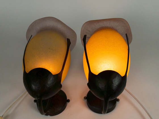 Image 1 of Lamp International Italy - Enzo Ciampalini - wall lighting - set (2) - Italy - Art Deco style - 1990's