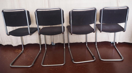 4 x Gispen 101 chairs