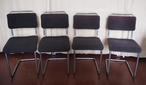 4 x Gispen 101 chairs