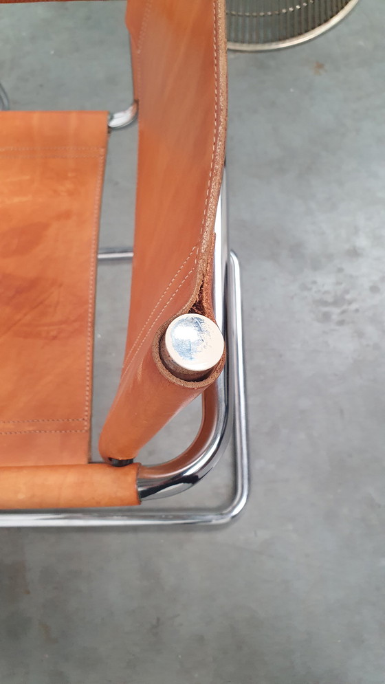 Image 1 of 4x cognac tuigleer Mart Stam Linea Veam vintage 70s 