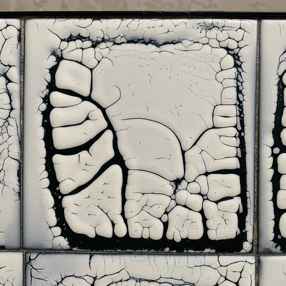 Image 1 of Vintage brutalist ceramic tile coffee table