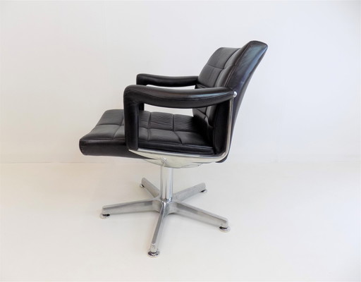 Röder Söhne leather office chair by Miller Borgsen