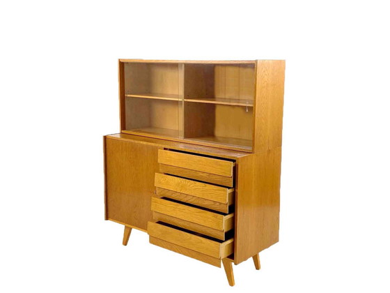 Image 1 of Vintage Jirí Jiroutek U-458 Cabinet With Display Case