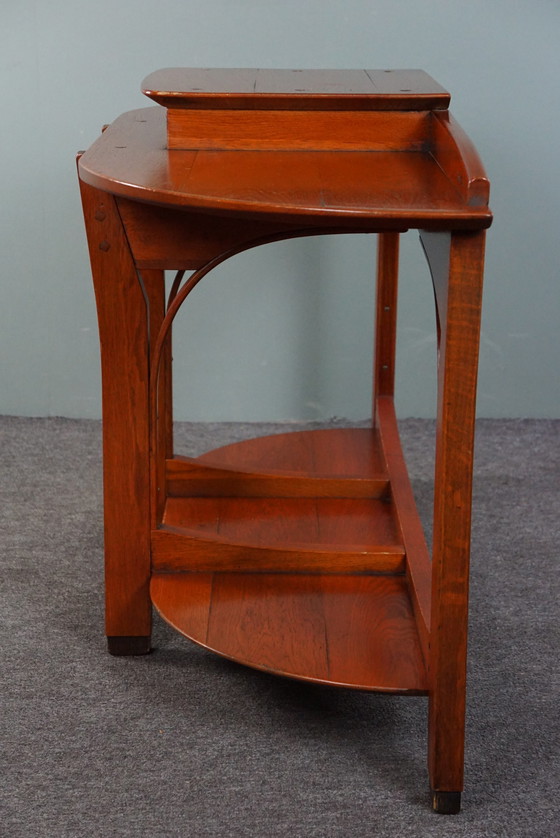 Image 1 of Art Nouveau hallway furniture from Schuitema hallway cabinet and mirror