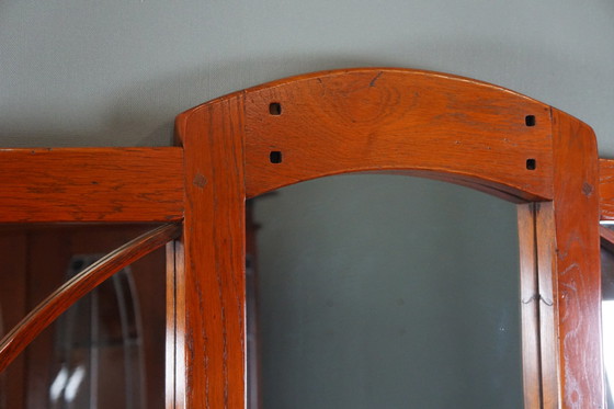 Image 1 of Art Nouveau hallway furniture from Schuitema hallway cabinet and mirror