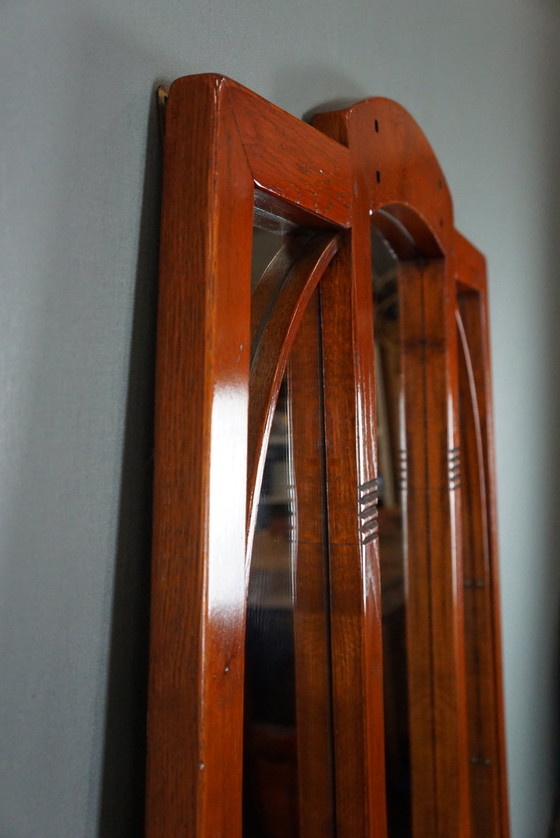 Image 1 of Art Nouveau hallway furniture from Schuitema hallway cabinet and mirror