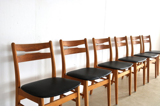 Image 1 of 8x vintage dining room chair